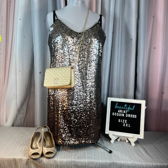 ARIAT 🤠 Sequin Ombre Rocker Dress XXL - Picture 4 of 15